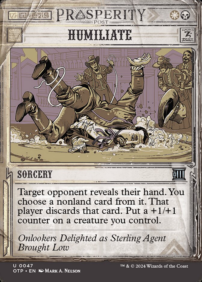 Humilhar / Humiliate - Magic: The Gathering - MoxLand