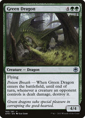 Dragão Verde / Green Dragon - Magic: The Gathering - MoxLand