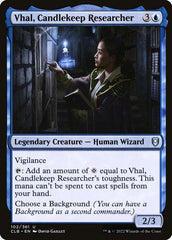 Vhal, Pesquisadora de Forte da Vela / Vhal, Candlekeep Researcher - Magic: The Gathering - MoxLand