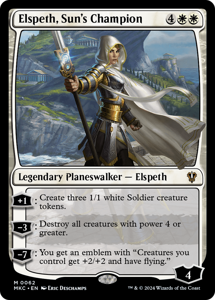Elspeth, Campeã do Sol / Elspeth, Sun's Champion - Magic: The Gathering - MoxLand