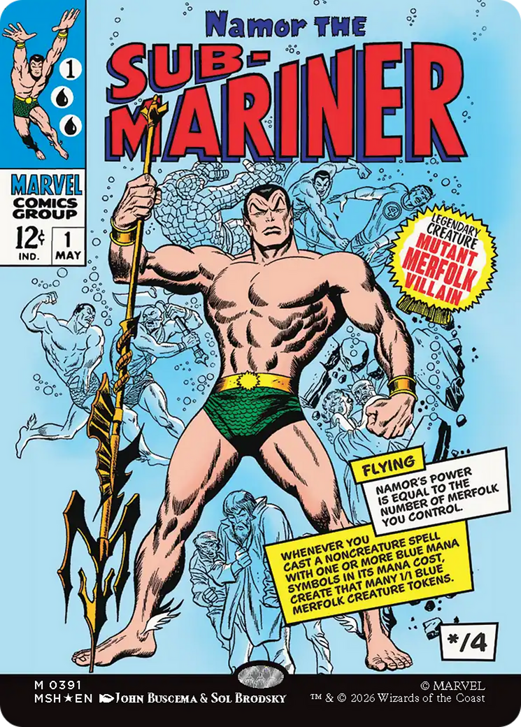 Namor the Sub-Mariner - Magic: The Gathering - MoxLand