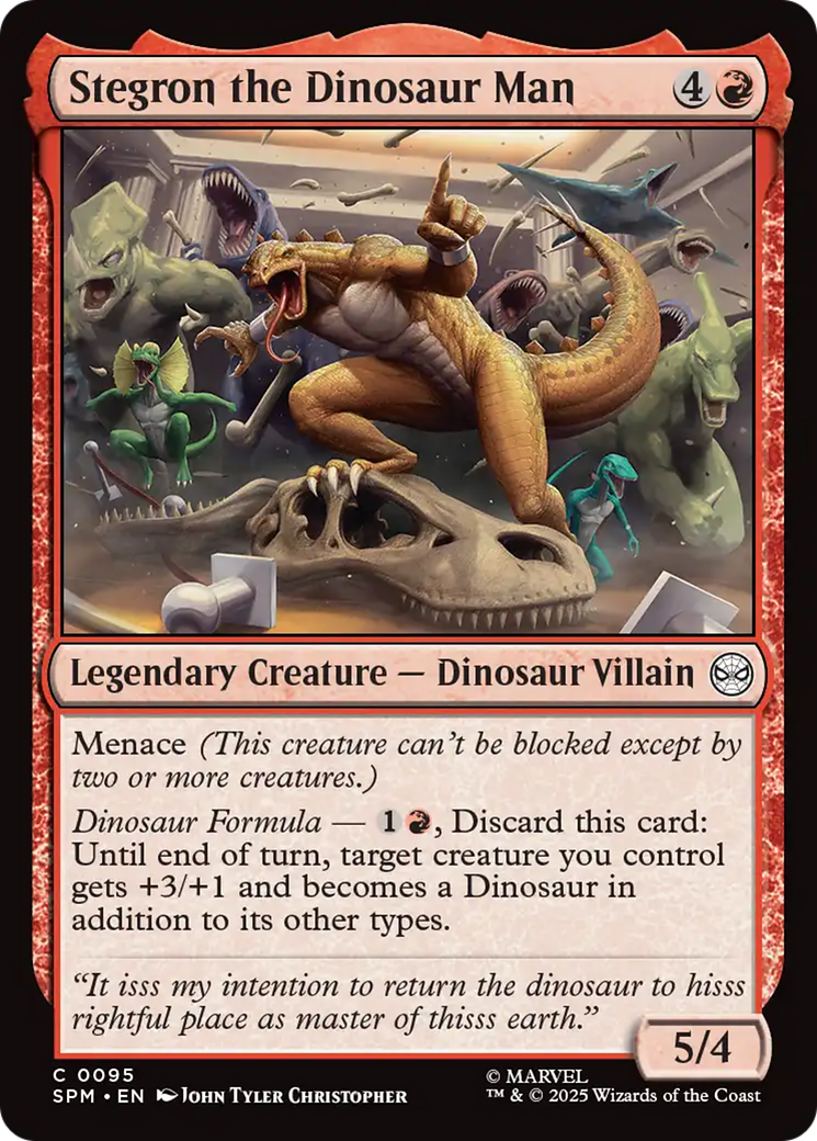 Stegron the Dinosaur Man - Magic: The Gathering - MoxLand