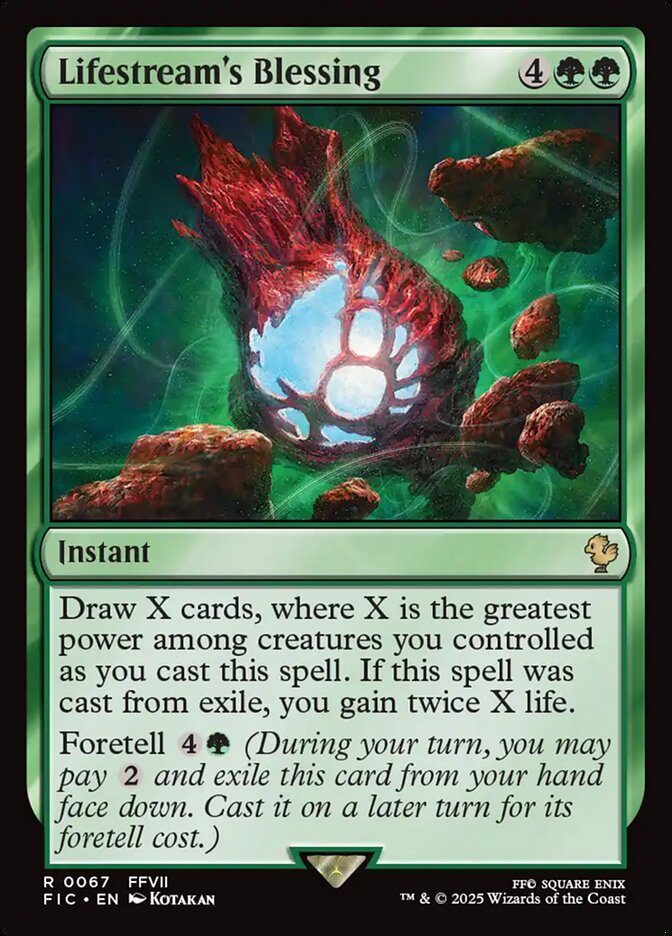 Lifestream's Blessing - Magic: The Gathering - MoxLand