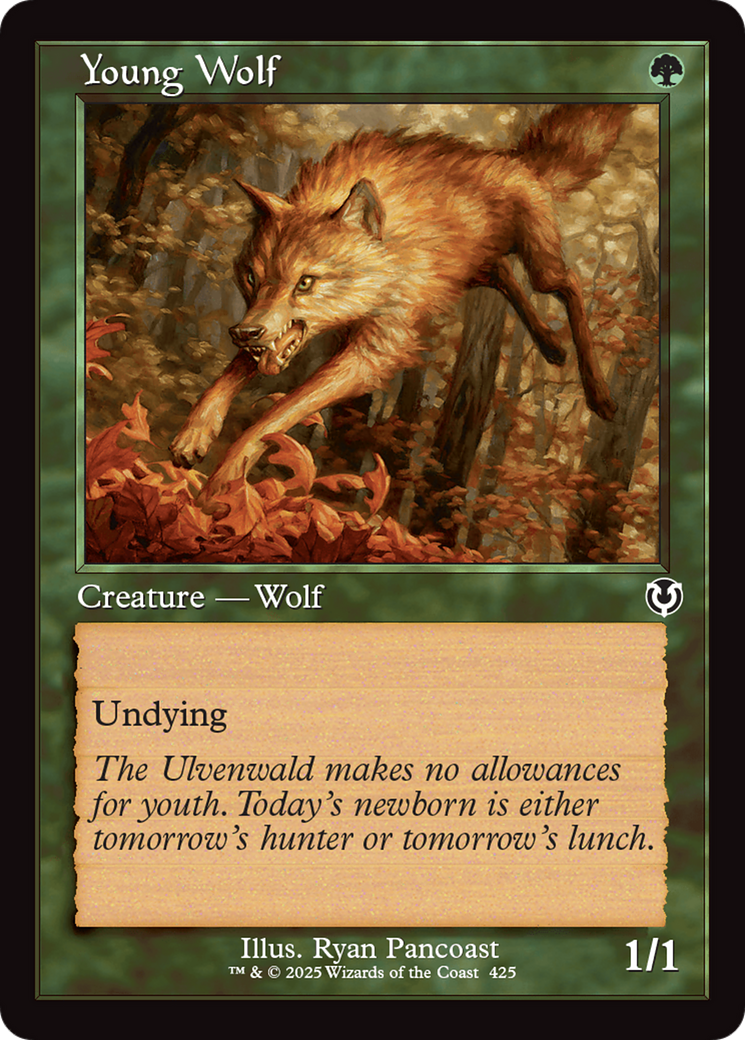 Lobo Jovem / Young Wolf - Magic: The Gathering - MoxLand