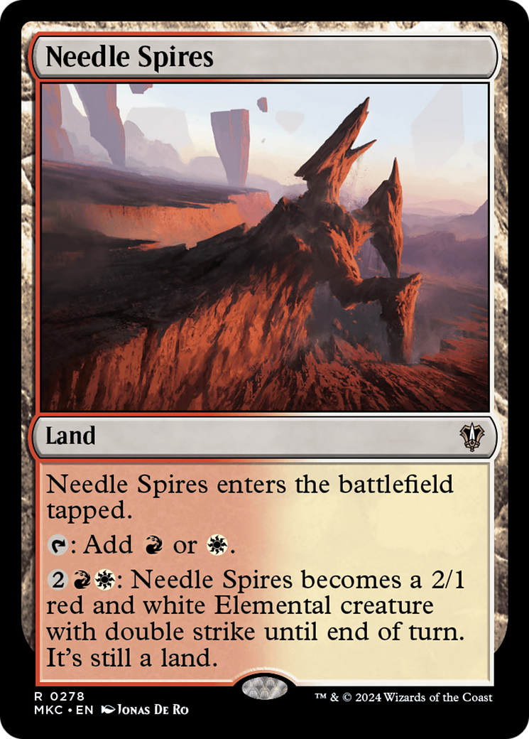 Picos das Agulhas / Needle Spires - Magic: The Gathering - MoxLand