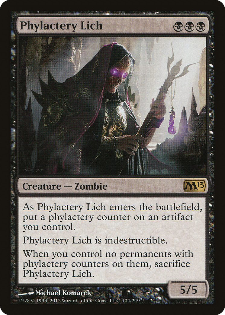 Lich do Talismã / Phylactery Lich - Magic: The Gathering - MoxLand