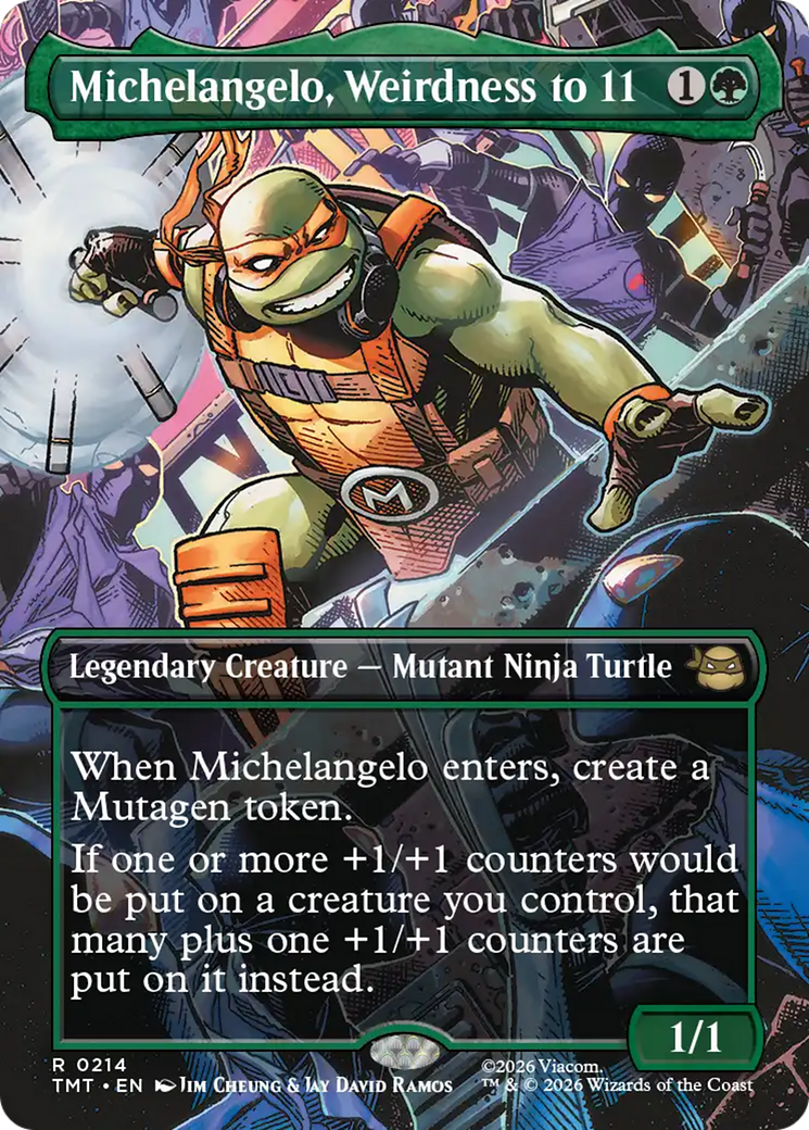 Michelangelo, Weirdness to 11 - Magic: The Gathering - MoxLand