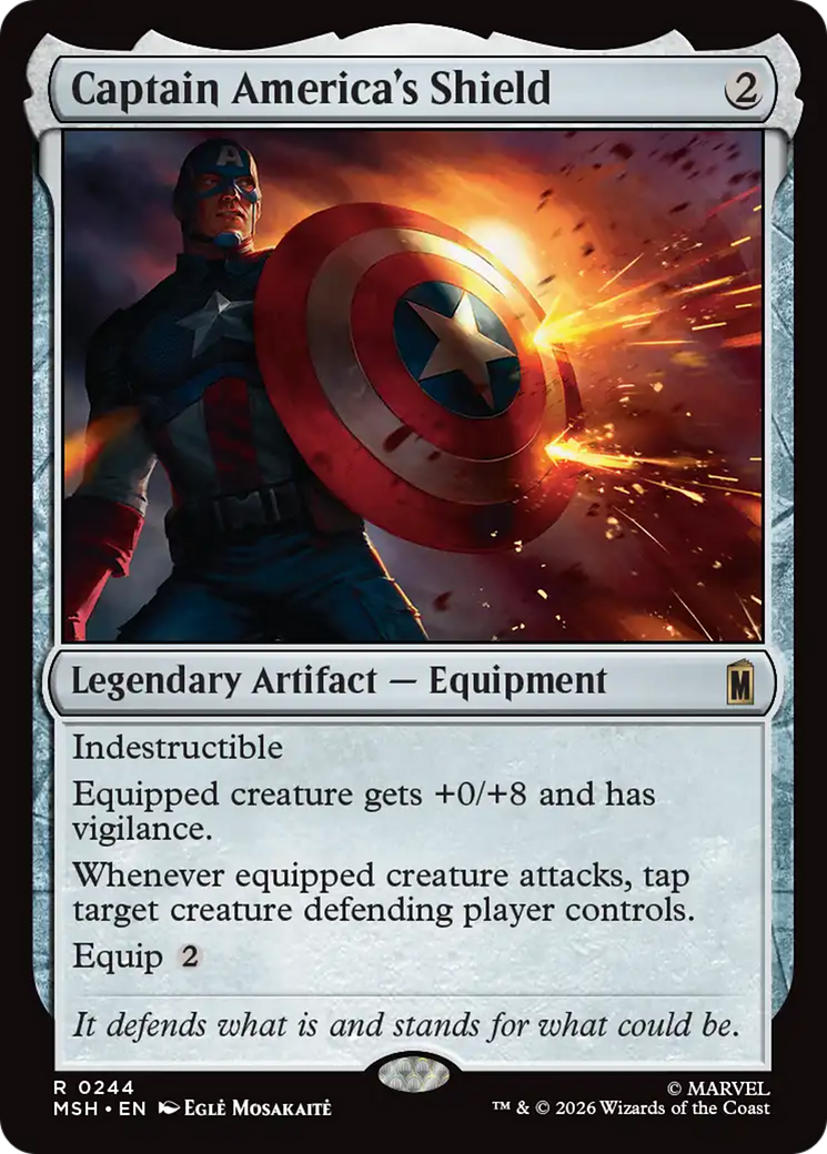 Captain America's Shield - Magic: The Gathering - MoxLand