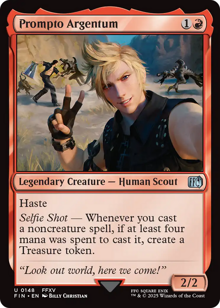 Prompto Argentum - Magic: The Gathering - MoxLand