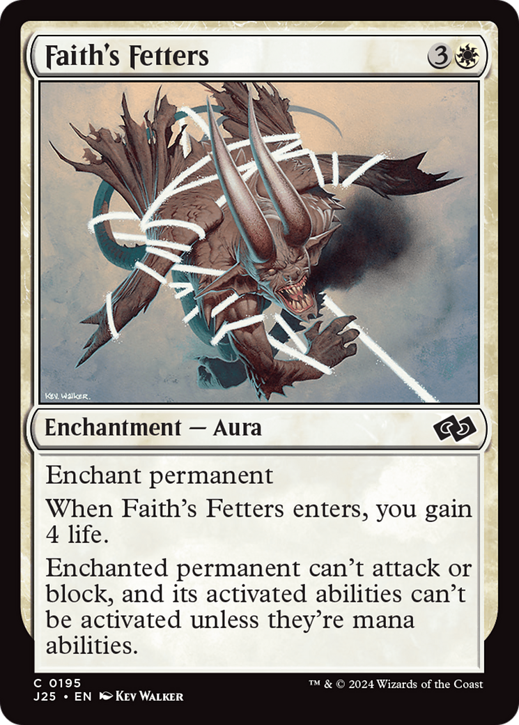 Correntes da Fé / Faith's Fetters - Magic: The Gathering - MoxLand