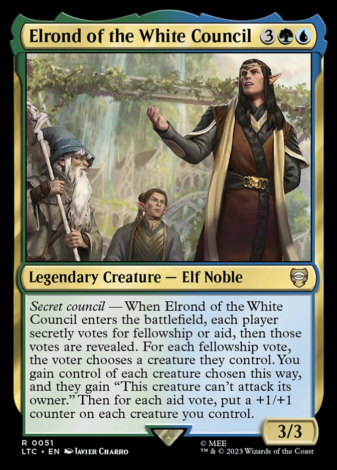 Elrond do Conselho Branco / Elrond of the White Council - Magic: The Gathering - MoxLand