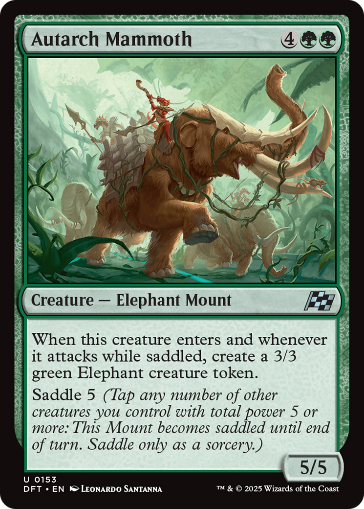 Mamute Autarca / Autarch Mammoth - Magic: The Gathering - MoxLand