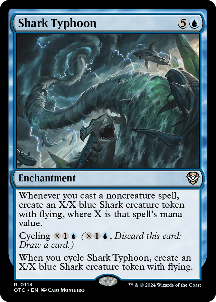 Tufão de Tubarões / Shark Typhoon - Magic: The Gathering - MoxLand