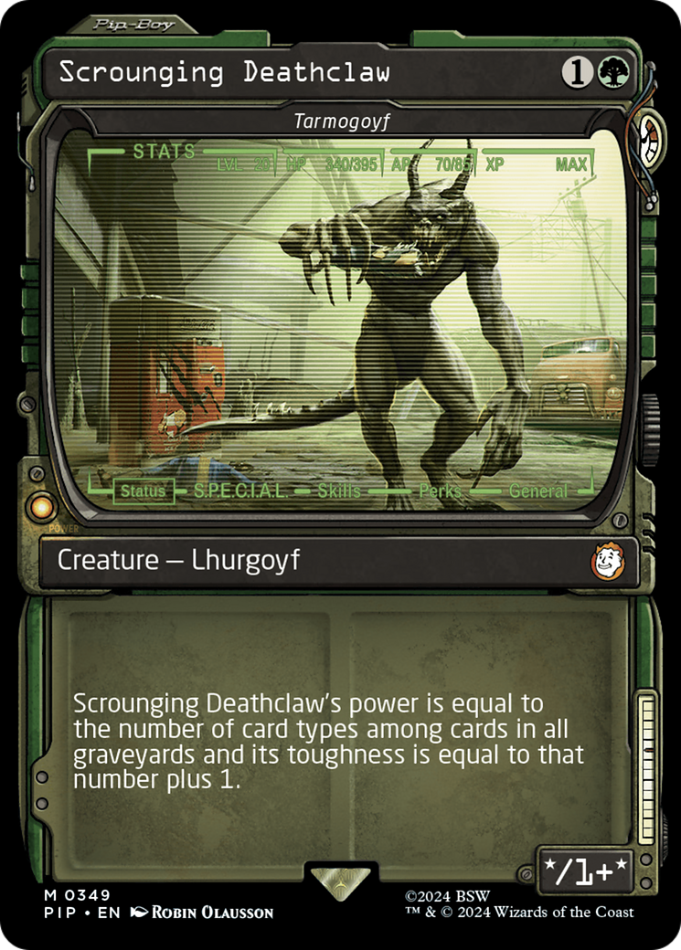 Scrounging Deathclaw - Magic: The Gathering - MoxLand