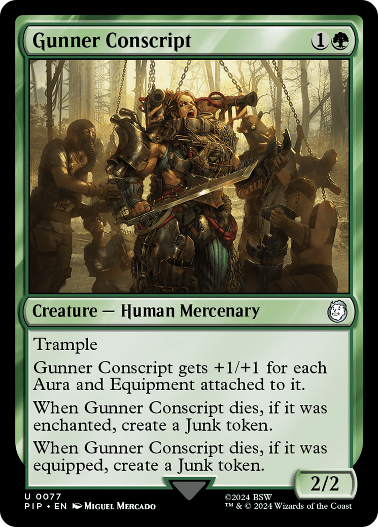 Gunner Conscript - Magic: The Gathering - MoxLand