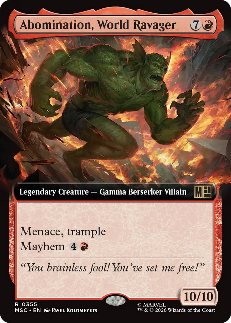 Abomination, World Ravager - Magic: The Gathering - MoxLand