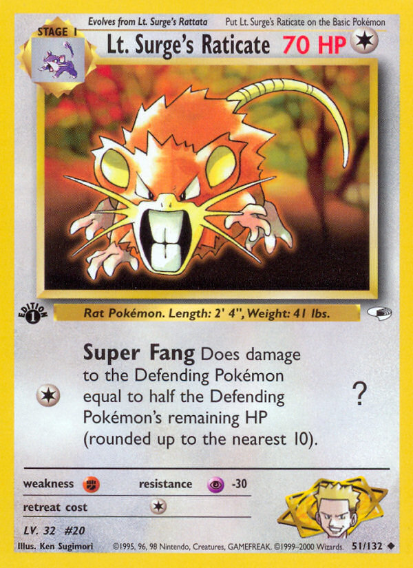Lt. Surge's Raticate - MoxLand - MoxLand