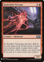 Servo Gerador / Generator Servant - Magic: The Gathering - MoxLand