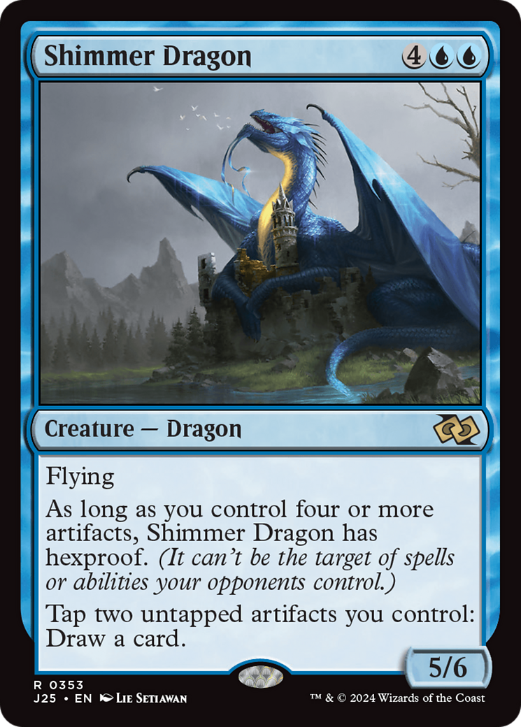 Dragão Cintilante / Shimmer Dragon - Magic: The Gathering - MoxLand