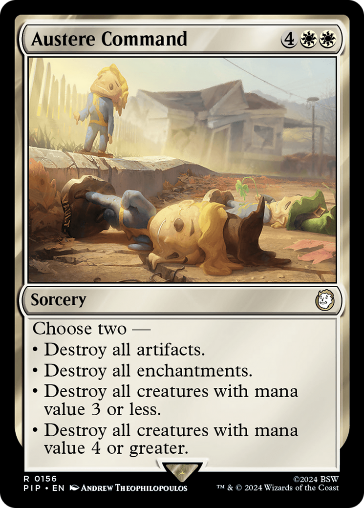 Comando Austero / Austere Command - Magic: The Gathering - MoxLand