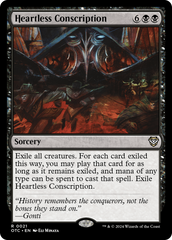 Heartless Conscription - Magic: The Gathering - MoxLand