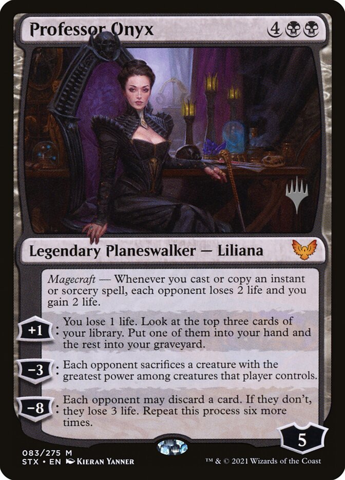 Professora Ônix / Professor Onyx - Magic: The Gathering - MoxLand