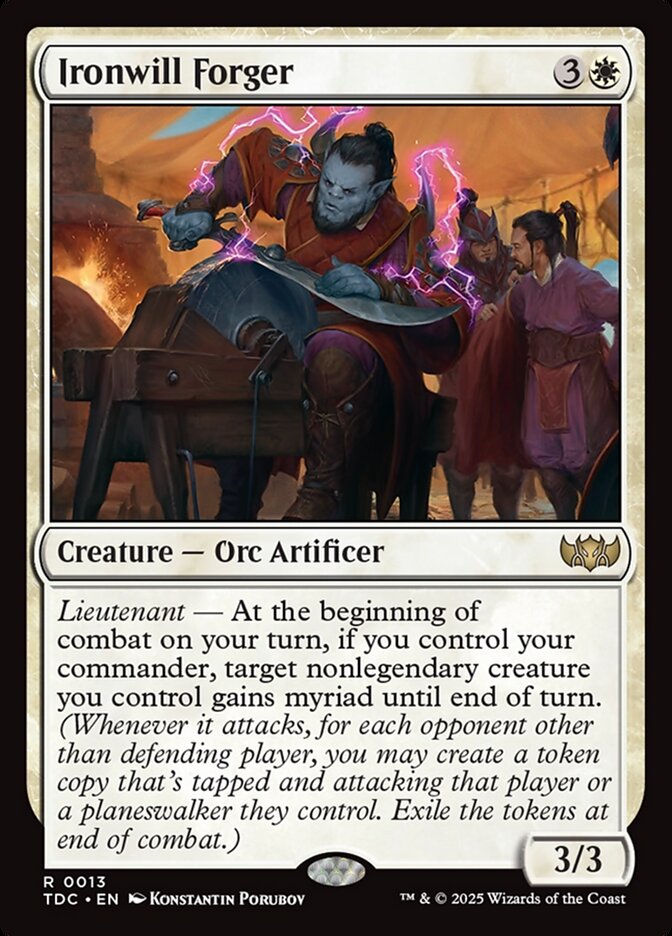 Ironwill Forger - Magic: The Gathering - MoxLand
