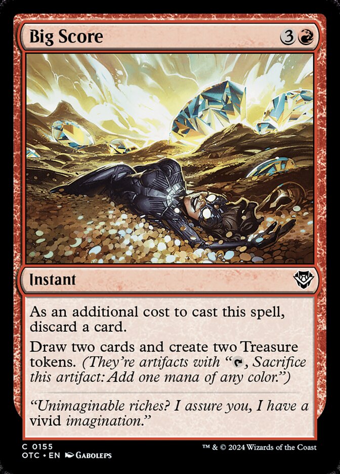 Sorte Grande / Big Score - Magic: The Gathering - MoxLand