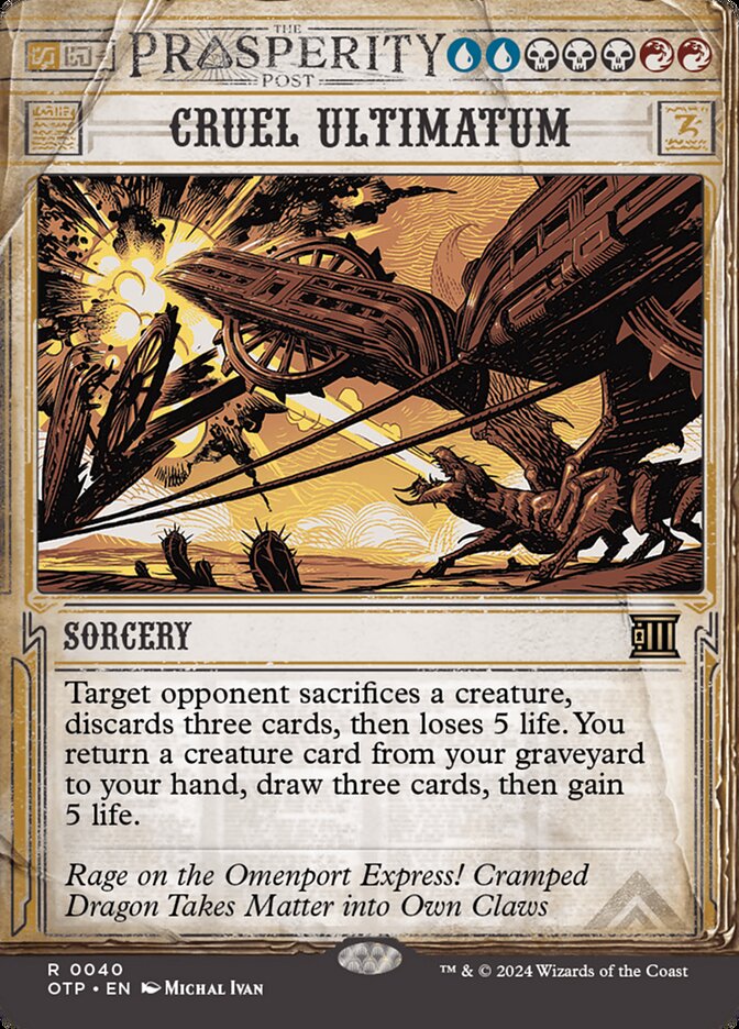 Ultimato Cruel / Cruel Ultimatum - Magic: The Gathering - MoxLand