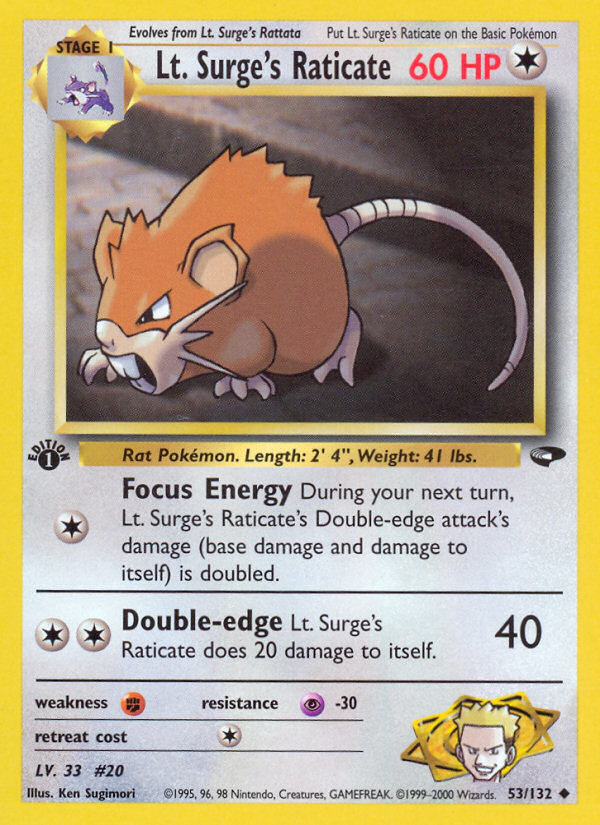 Lt. Surge's Raticate - MoxLand - MoxLand