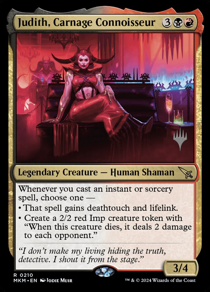 Judith, Especialista em Carnificina / Judith, Carnage Connoisseur - Magic: The Gathering - MoxLand