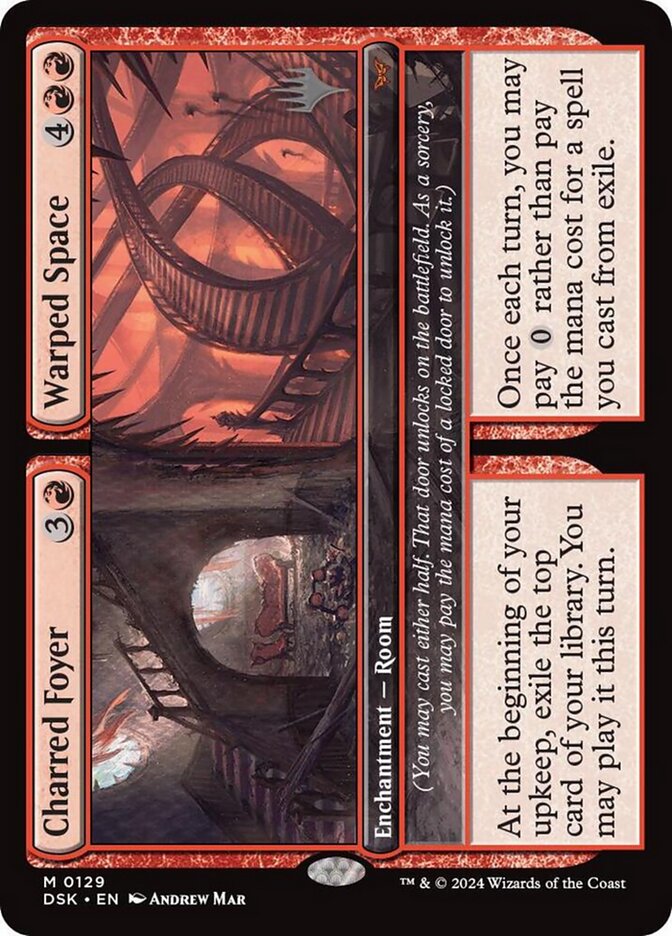 Vestíbulo Chamuscado / Espaço Distorcido / Charred Foyer / Warped Space - Magic: The Gathering - MoxLand