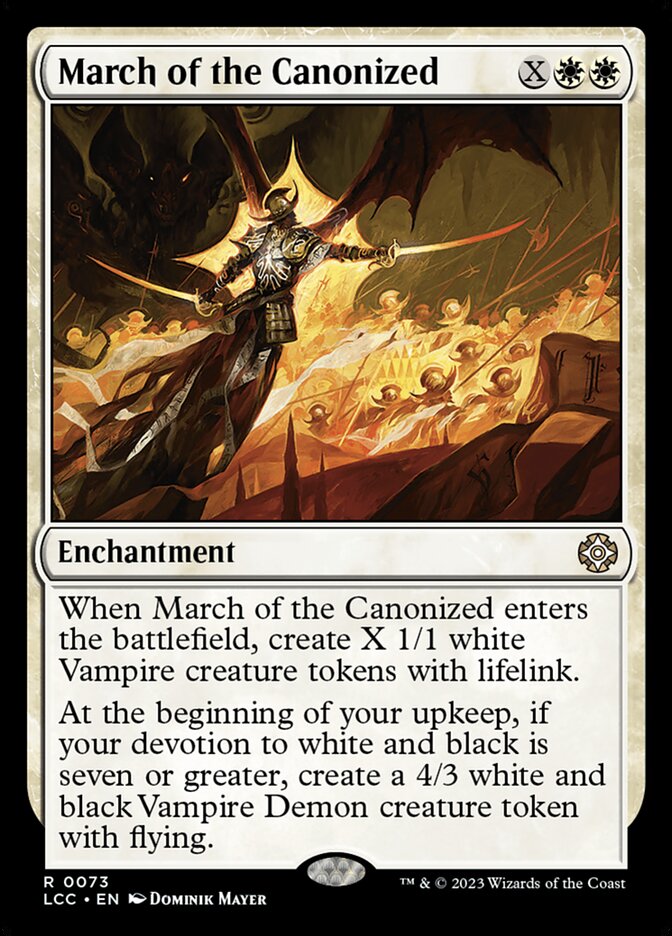 Marcha dos Canonizados / March of the Canonized - Magic: The Gathering - MoxLand