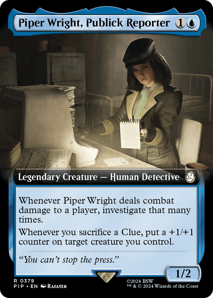 Piper Wright, Publick Reporter - Magic: The Gathering - MoxLand