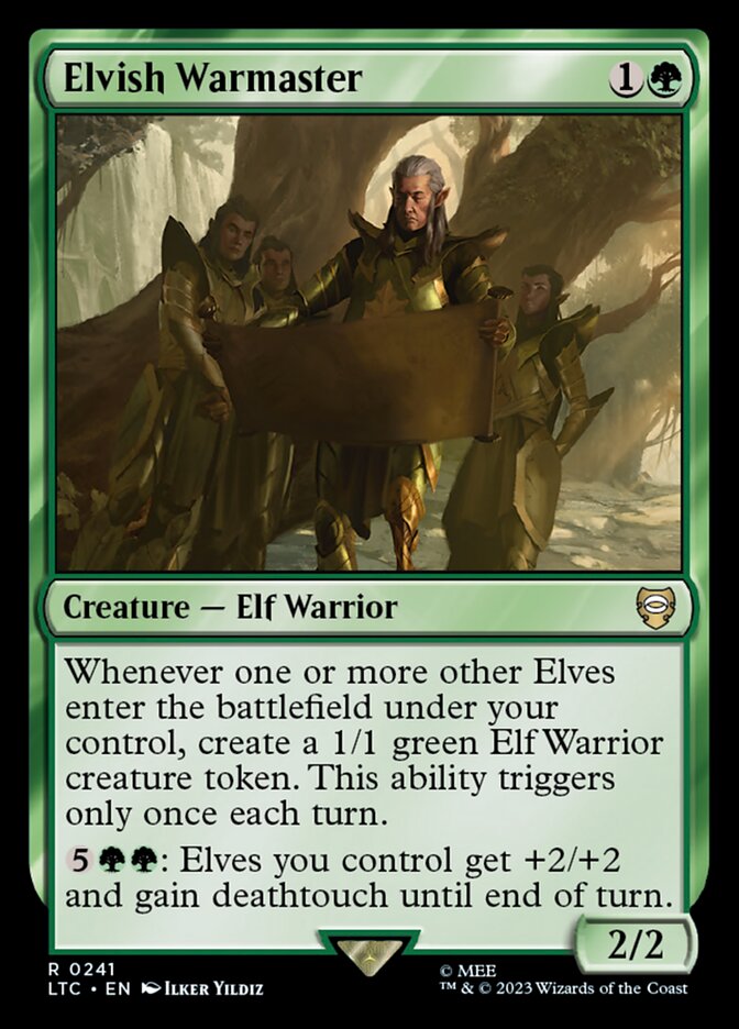 Mestre de Guerra Elfo / Elvish Warmaster - Magic: The Gathering - MoxLand