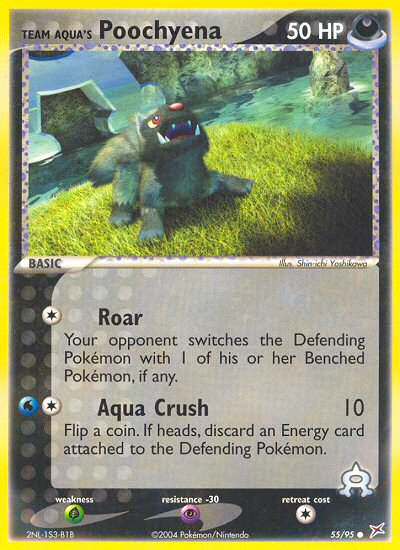 Poochyena da Equipe Aqua / Team Aqua's Poochyena - MoxLand - MoxLand