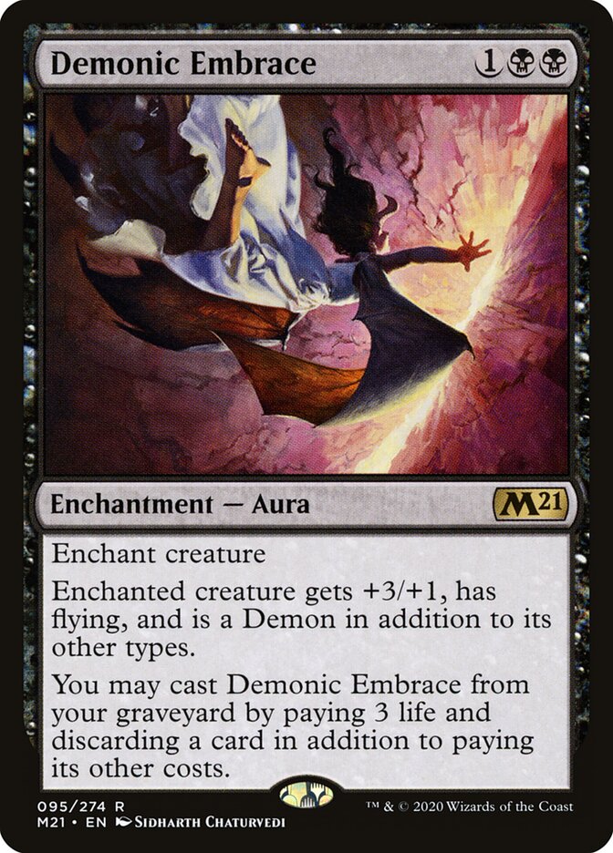 Abraço Demoníaco / Demonic Embrace - Magic: The Gathering - MoxLand
