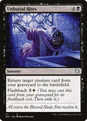 Ritos de Desenterro / Unburial Rites - Magic: The Gathering - MoxLand