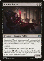 Barão Markov / Markov Baron - Magic: The Gathering - MoxLand