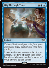 Revirar o Tempo / Dig Through Time - Magic: The Gathering - MoxLand
