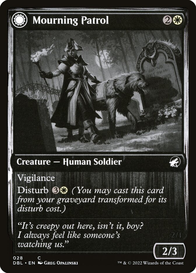 Patrulha Tumular / Mourning Patrol - Magic: The Gathering - MoxLand