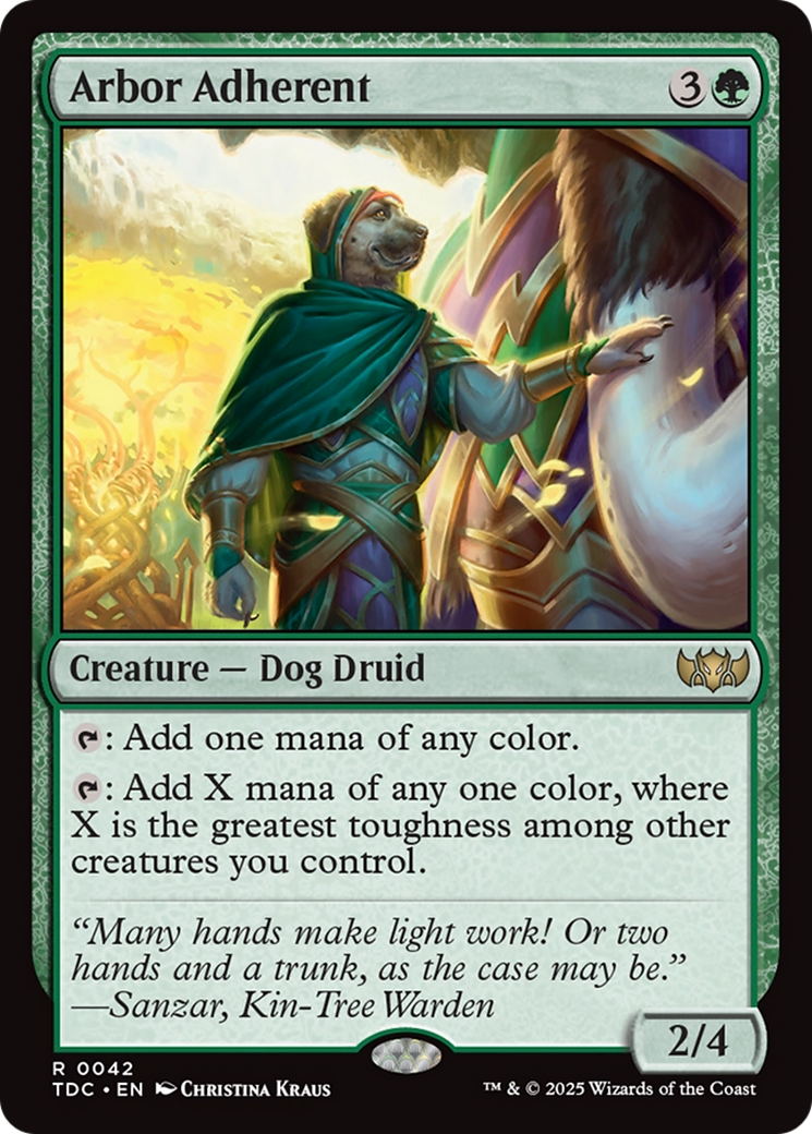 Arbor Adherent - Magic: The Gathering - MoxLand