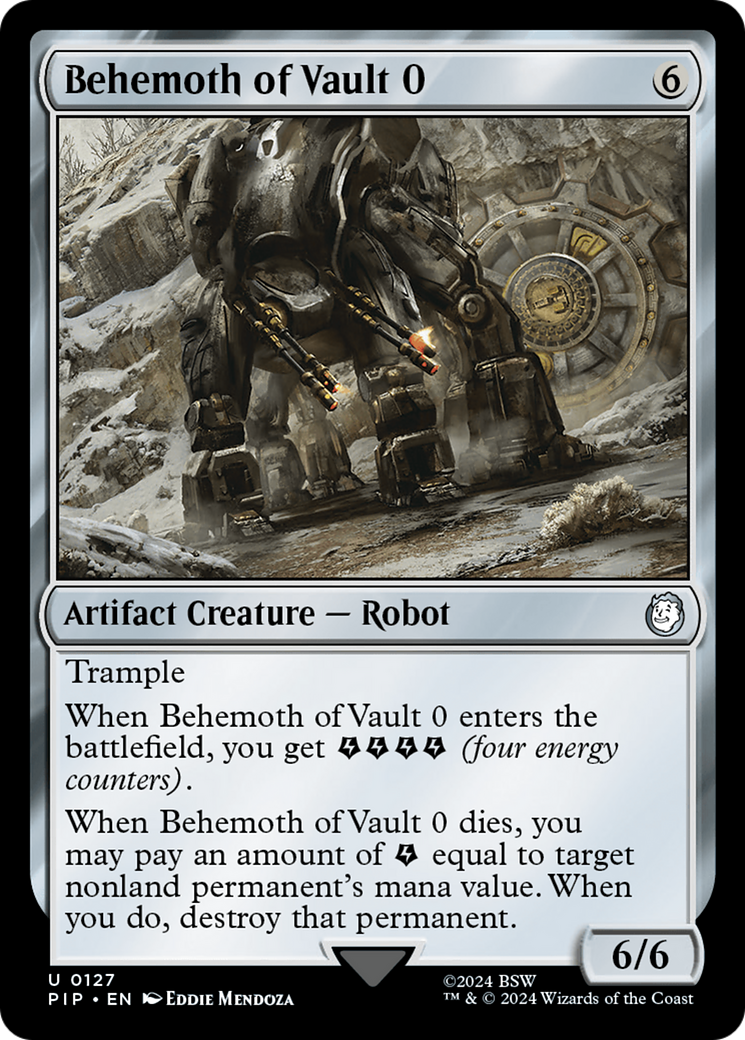Behemoth of Vault-0 - Magic: The Gathering - MoxLand
