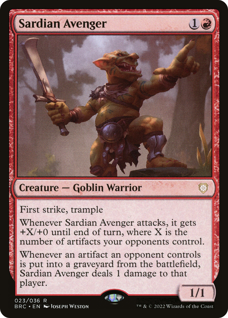Vingador Sardiano / Sardian Avenger - Magic: The Gathering - MoxLand