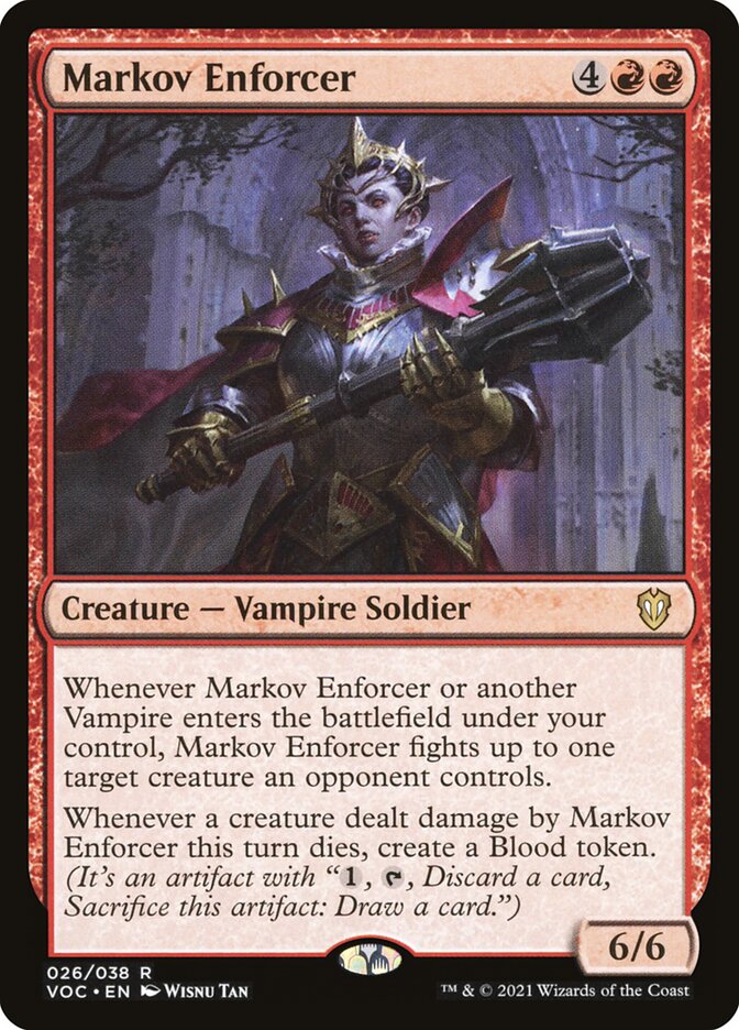 Impositora Markov / Markov Enforcer - Magic: The Gathering - MoxLand