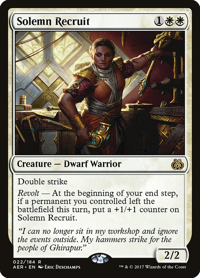 Recruta Solene / Solemn Recruit - Magic: The Gathering - MoxLand