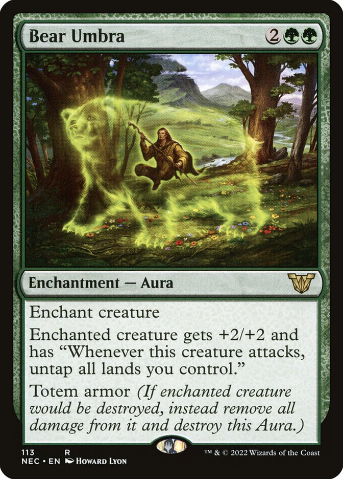 Sombra de Urso / Bear Umbra - Magic: The Gathering - MoxLand
