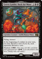Green Goblin, Back for More - Magic: The Gathering - MoxLand