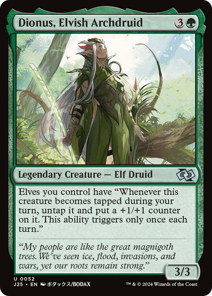 Dionus, Elvish Archdruid - Magic: The Gathering - MoxLand
