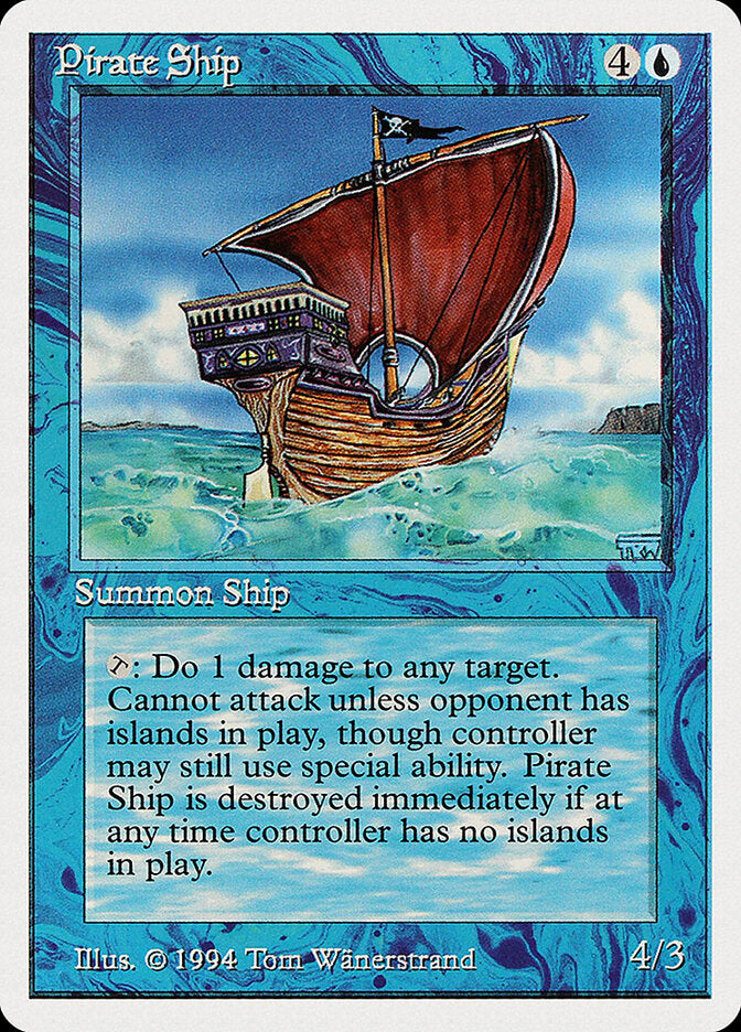 Navio Pirata / Pirate Ship - Magic: The Gathering - MoxLand